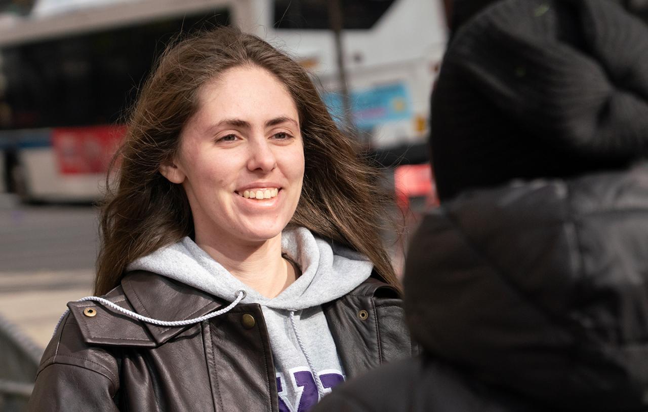 nyu sps daus student smiling