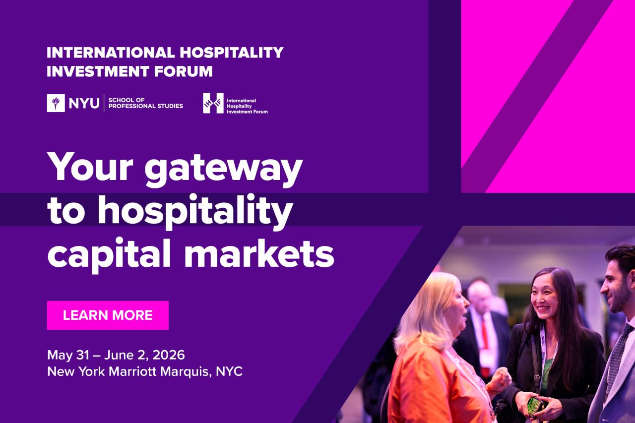 Your gateway to hospitality capital markets