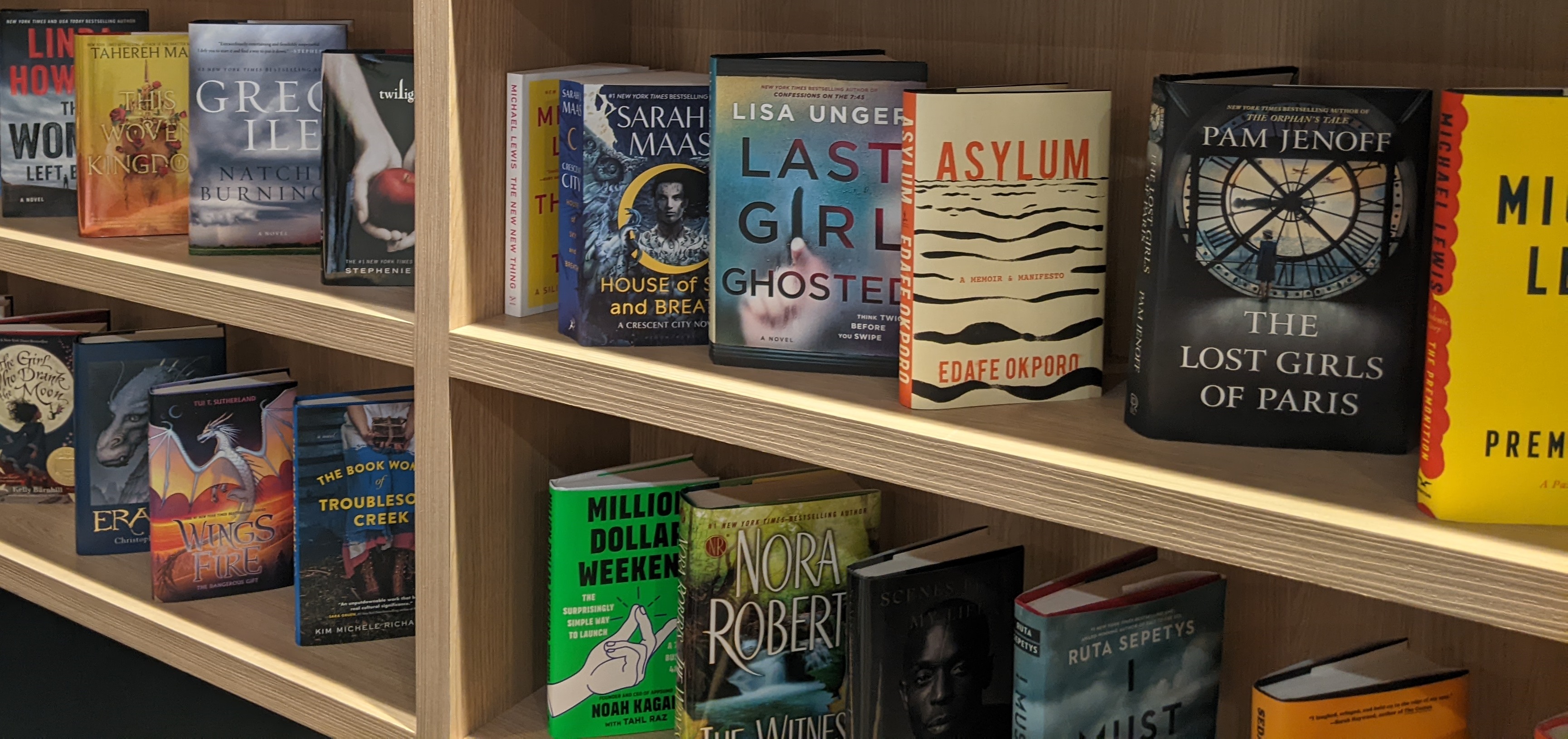 books on the shelf