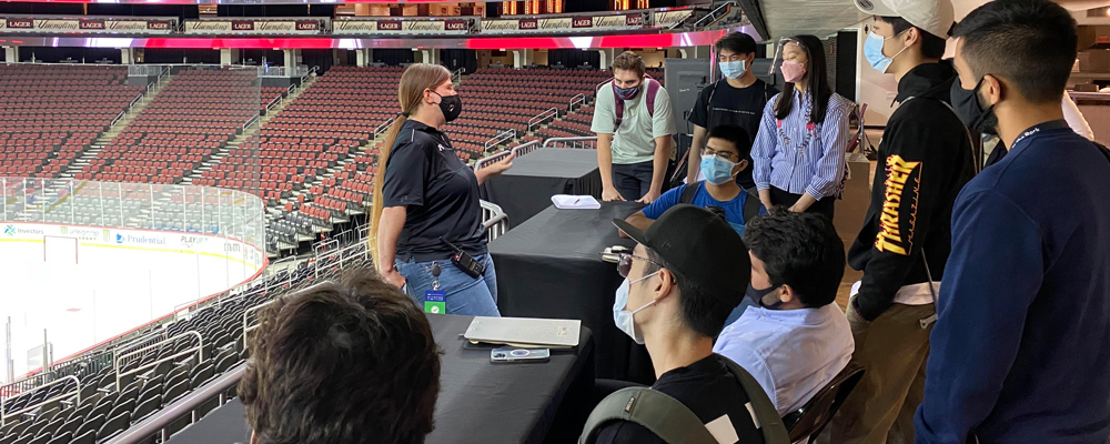 Real World Students at the Prudential Center
