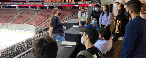 Real World Students at the Prudential Center