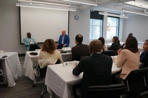 Group photo at NYU Lab