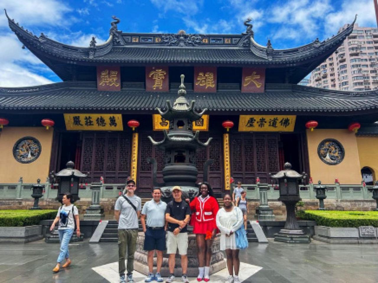 Integrated Marketing graduate students visiting Shanghai during the Global Field Intensive.